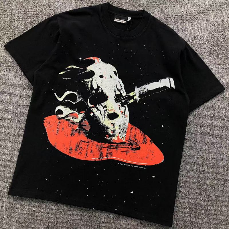 HELLSTAR T-SHIRT 412182972（im 170cm 55kg i wear size M in the phot）