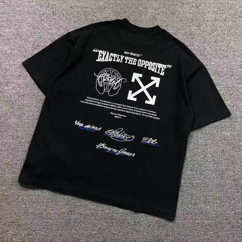 OFF-WHITE T-SHIRT 4123024165（im 170cm 60kg i wear size S in the phot）