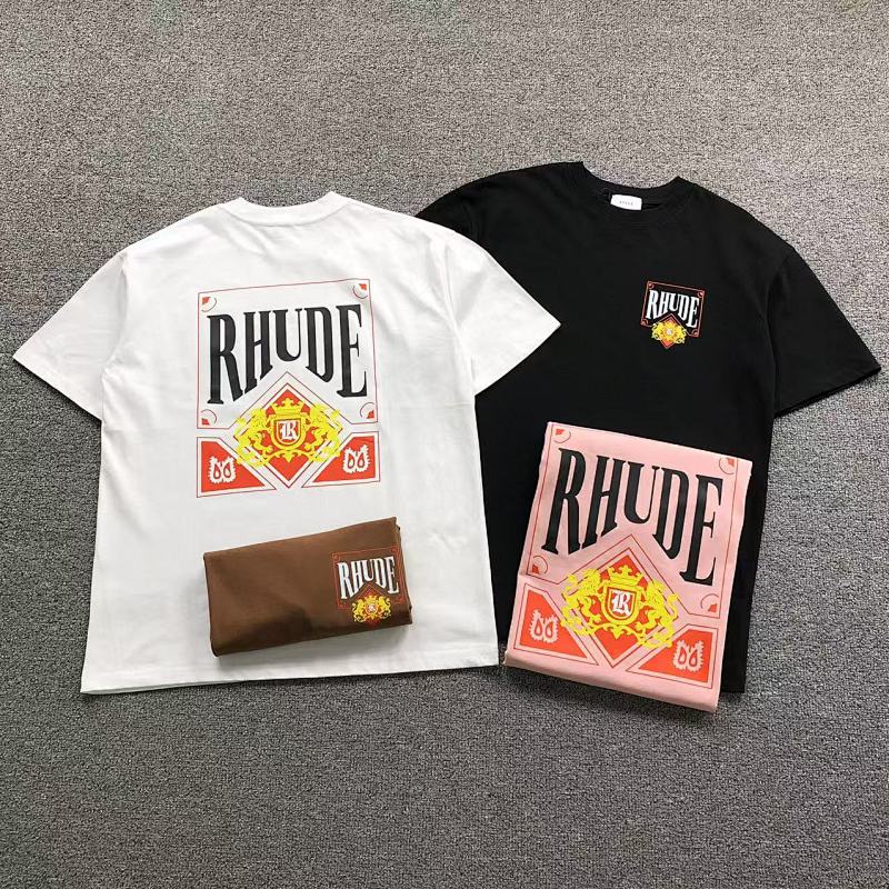 RHUDE T-SHIRT 2161142125（im 170cm 60kg i wear size M in the phot）