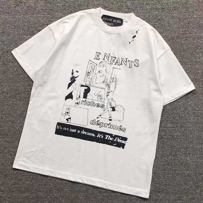 ENFANTS RICHES DEPRIMES T-SHIRT 42012429162（im 170cm 60kg i wear size S in the phot）