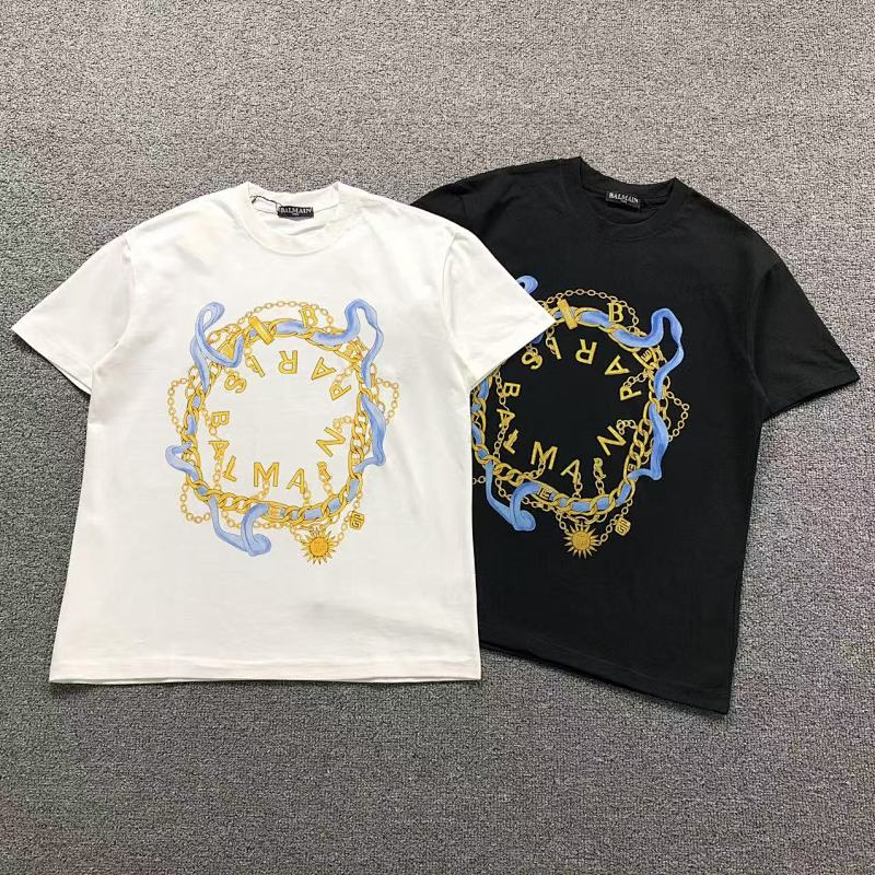 BALMAIN T-SHIRT 17260332（im 170cm 60kg i wear size L in the phot）