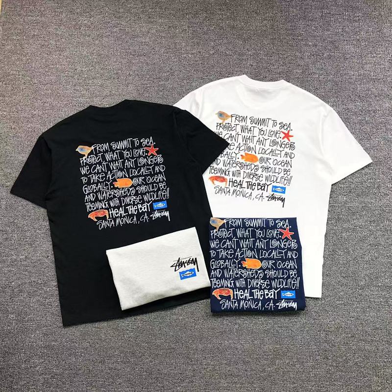 STUSSY T-SHIRT 3104110631（im 170cm 60kg i wear size L in the phot）