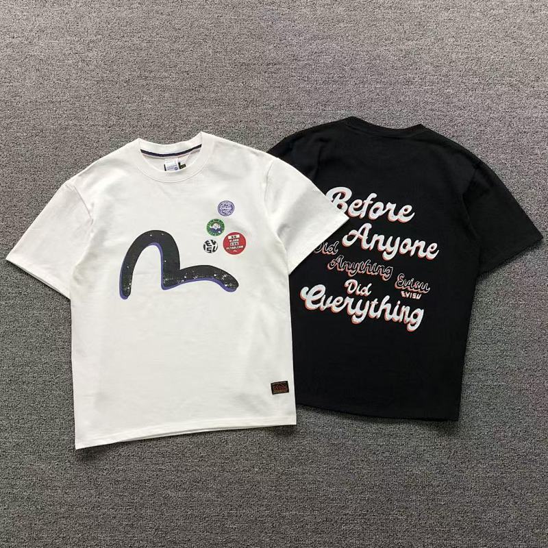 EVISU T-SHIRT 572541134（im 170cm 60kg i wear size S in the phot）