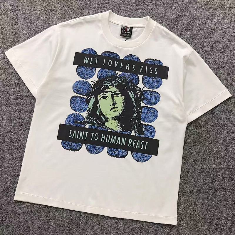 SAINT MICHAEL T-SHIRT 312101717（im 170cm 57kg i wear size S in the phot）