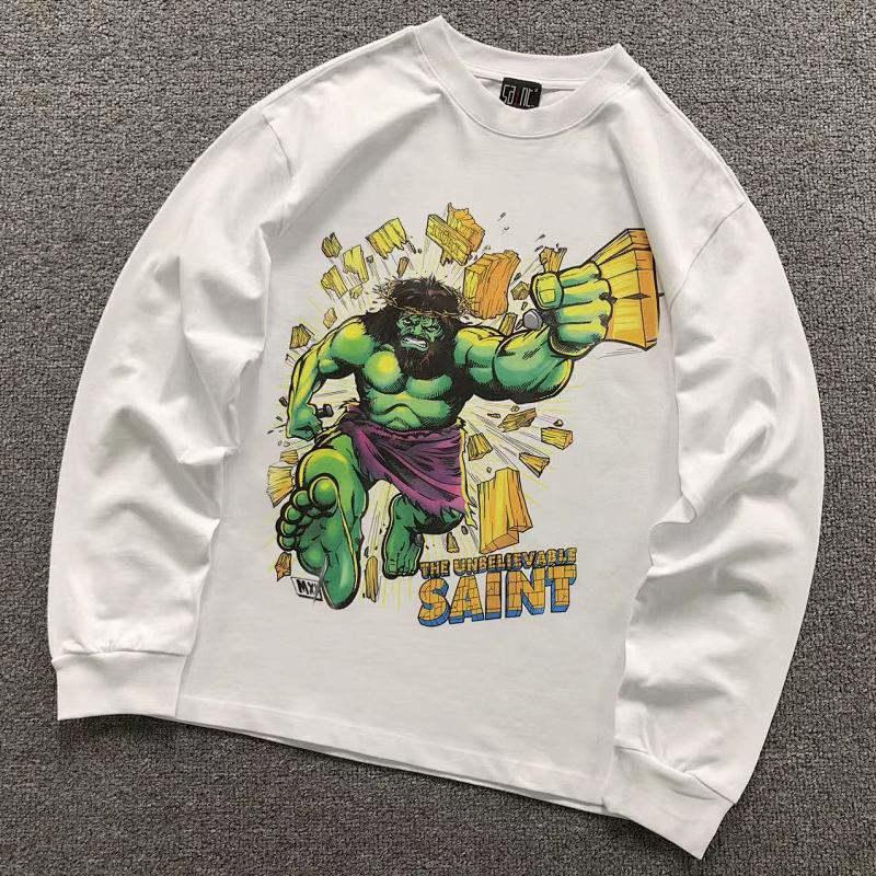 SAINT MICHAEL LONG SLEEVED 3110080917（im 170cm 60kg i wear size S in the phot）