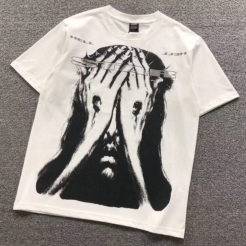 HELLSTAR T-SHIRT 128212271（im 170cm 60kg i wear size S in the phot）