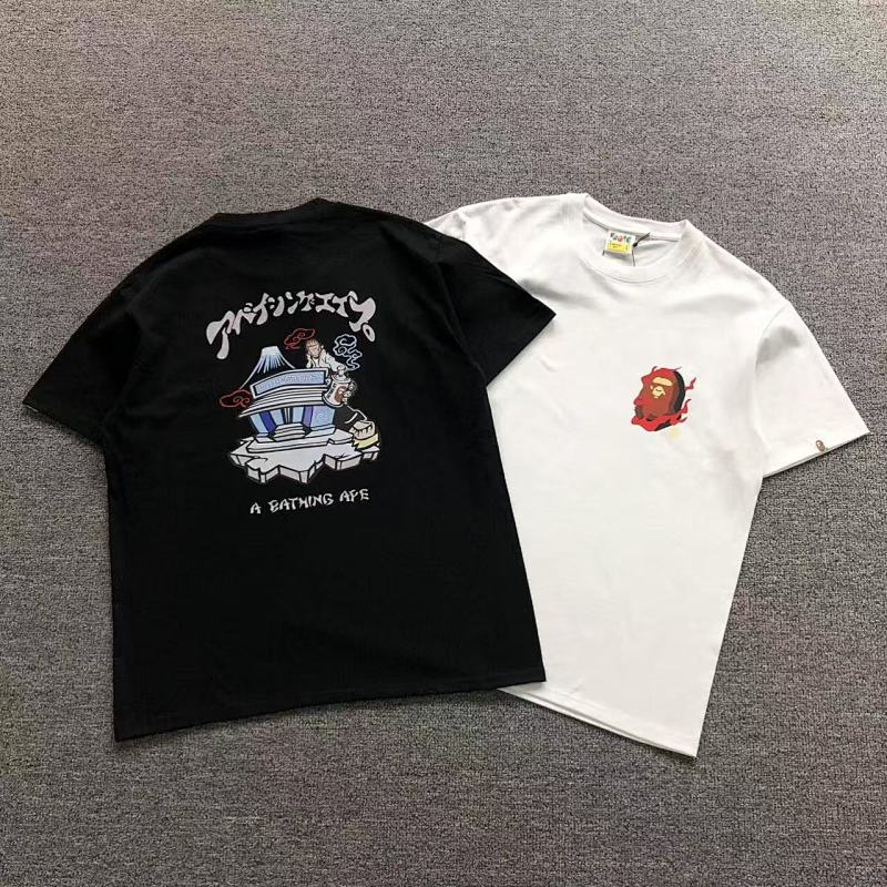 BAPE T-SHIRT 3104180531（im 170cm 60kg i wear size L in the phot）