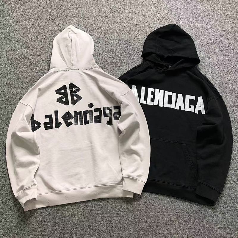 BALENCIAGA HOODIE 4122701163（im 170cm 60kg i wear size XS in the phot）