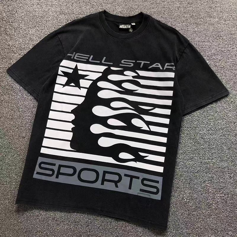 HELLSTAR T-SHIRT 3205192417（im 170cm 60kg i wear size S in the phot）