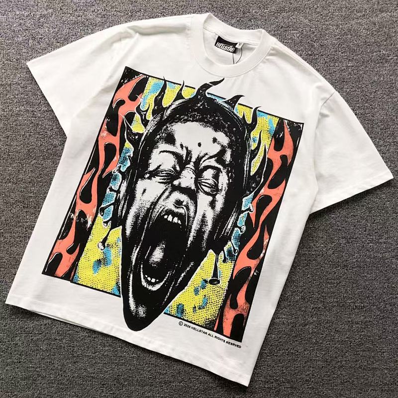HELLSTAR T-SHIRT 505091017（im 170cm 60kg i wear size S in the phot）