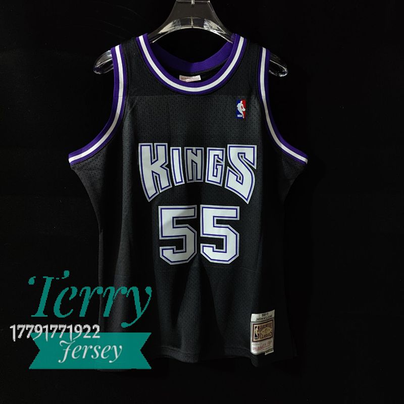 【MN】Sacramento Kings MN热压复古球衣：SW国王队 01赛季 55号 威廉姆斯