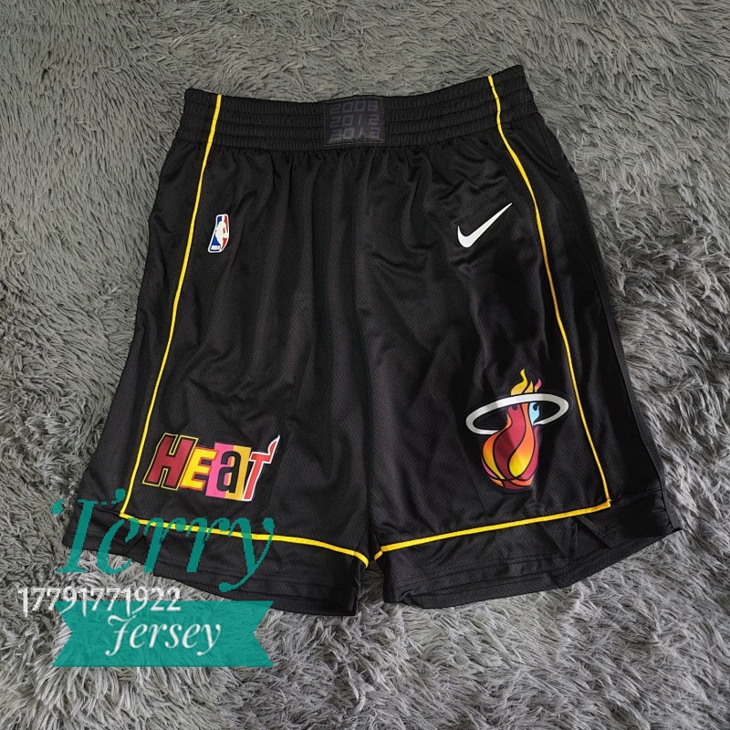 【Miami Heat】Nike Black 2021/22 Swingman shorts - City Edition