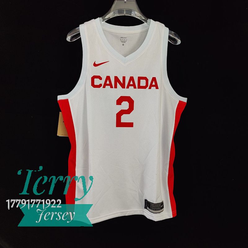 【2020】【Canada】Away White Swingman Jersey