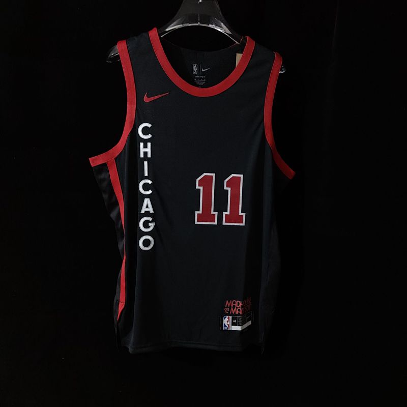 【AU】2023-24【Chicago Bulls】Black #00 City Edition Jersey