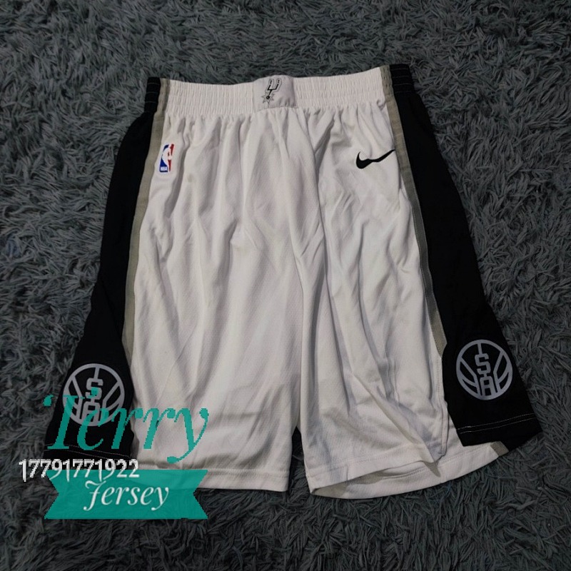 San Antonio Spurs 【Association Edition】White Swingman Performance Association Shorts
