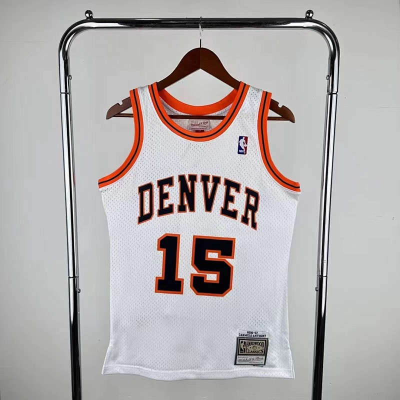 【MN】Denver Nuggets 掘金 15 安东尼 复古白