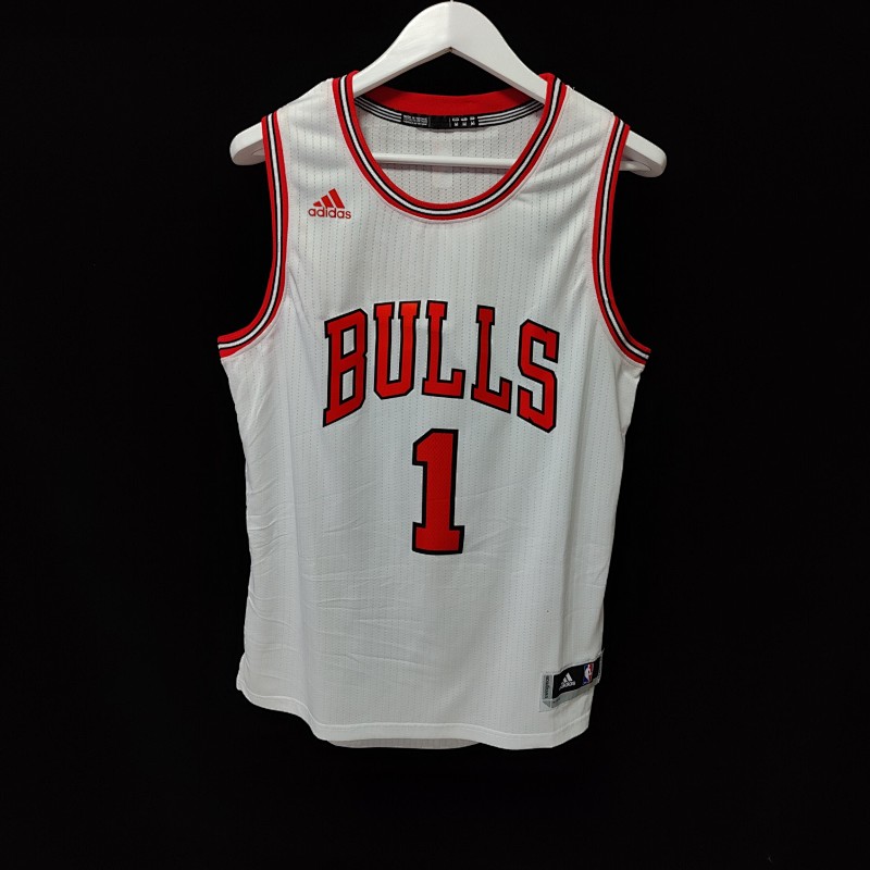 Derrick Rose 【Chicago Bulls】white Jersey