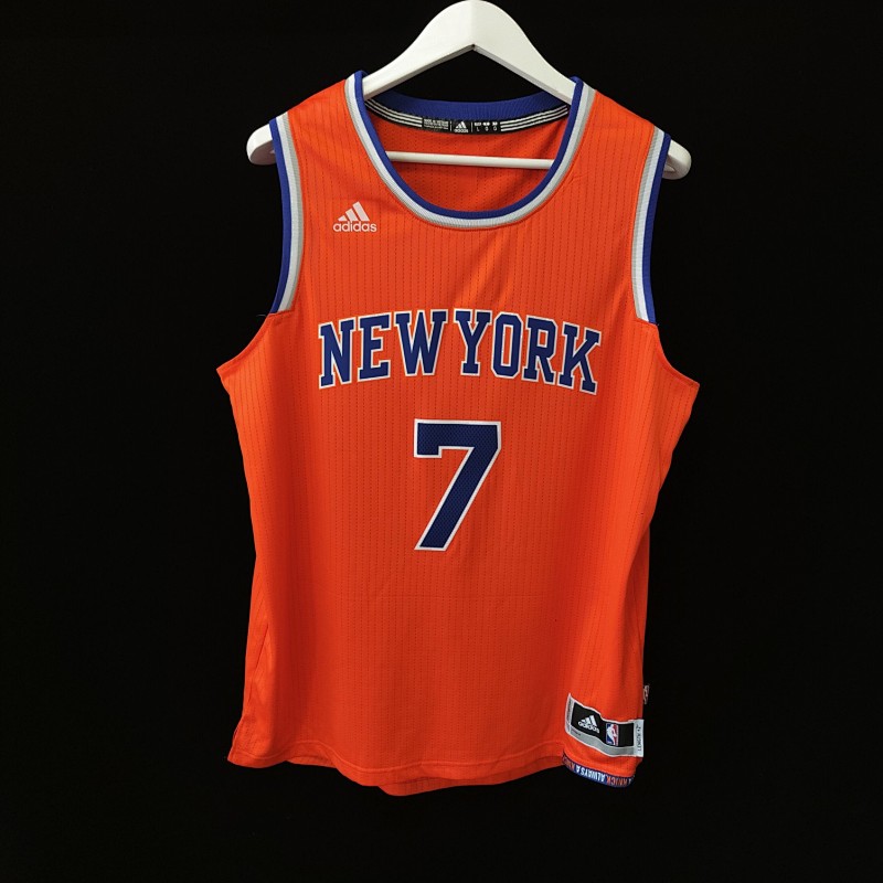 Carmelo Anthony Adidas Orange Knicks Jersey