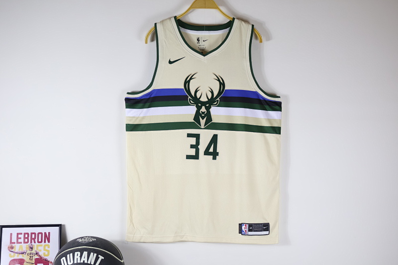 【17-18】【Milwaukee Bucks】【City Edition】Swingman Jersey