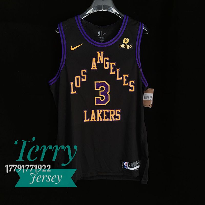 【AU】2024 Lakers city black jersey