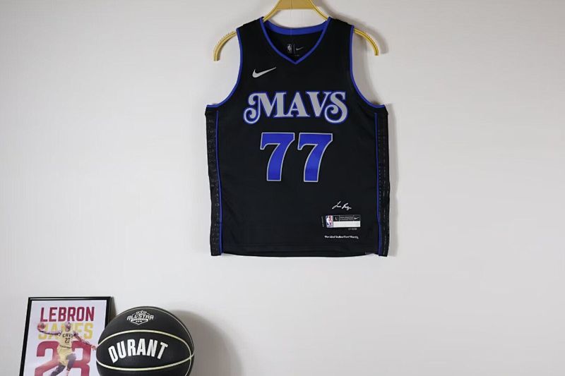 【Youth】Dallas Mavericks Grey City Edition 2023-24 Jersey Swingman