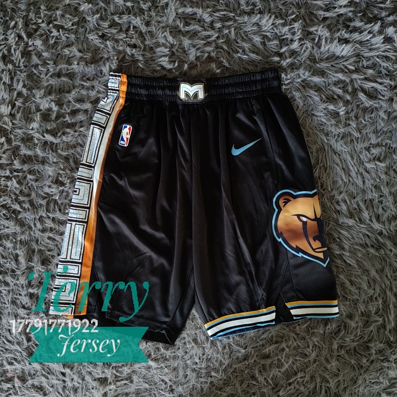 Memphis Grizzlies City Edition Black shorts