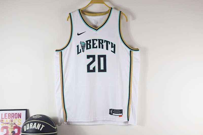【New York Libert】Heroine White Swingman Jersey