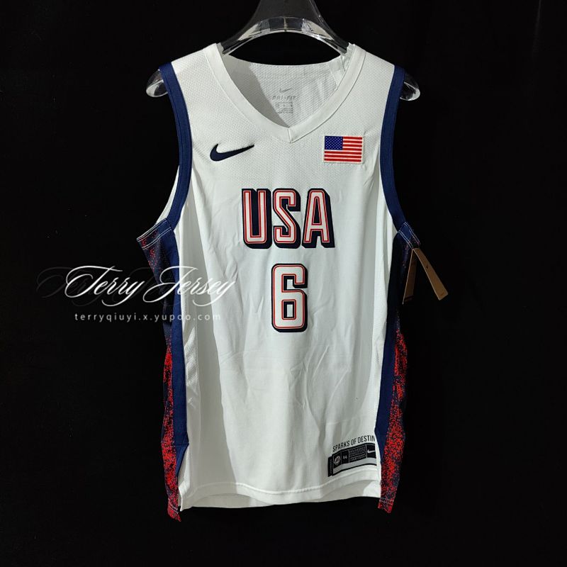 【AU】2025 USA Basketball white Jersey