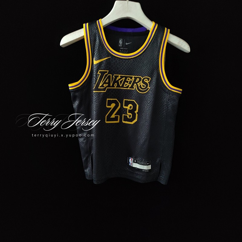 【Youth】18 Lakers Black mamba city jersey