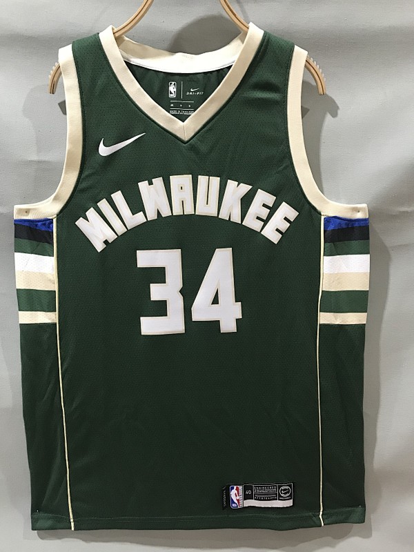 【17-26】【Milwaukee Bucks】【Icon Edition】Swingman Jersey