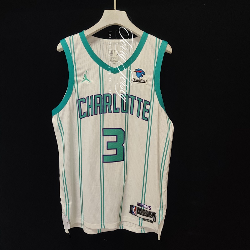 【AU】2020-21 【Charlotte Hornets】【Association Edition】Custom #00 White Association Jersey