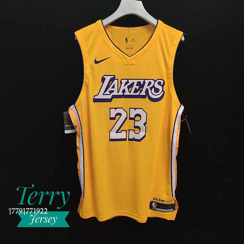 【AU】Lakers 2020 City Edition Yellow Jersey