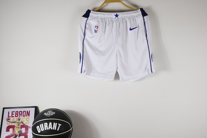 【Youth】Dallas Mavericks 【Association Edition】童装独行侠白裤