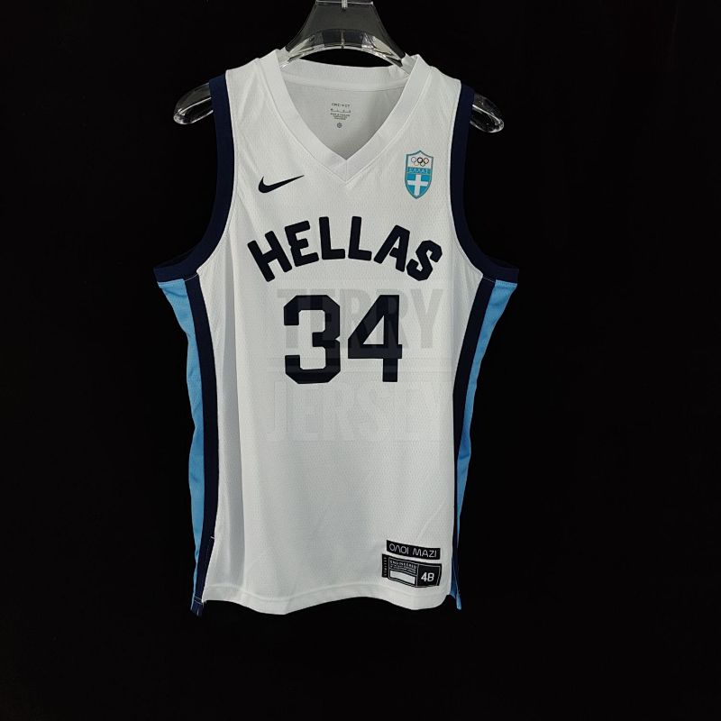 【2025】【Greece】Away White Swingman Jersey