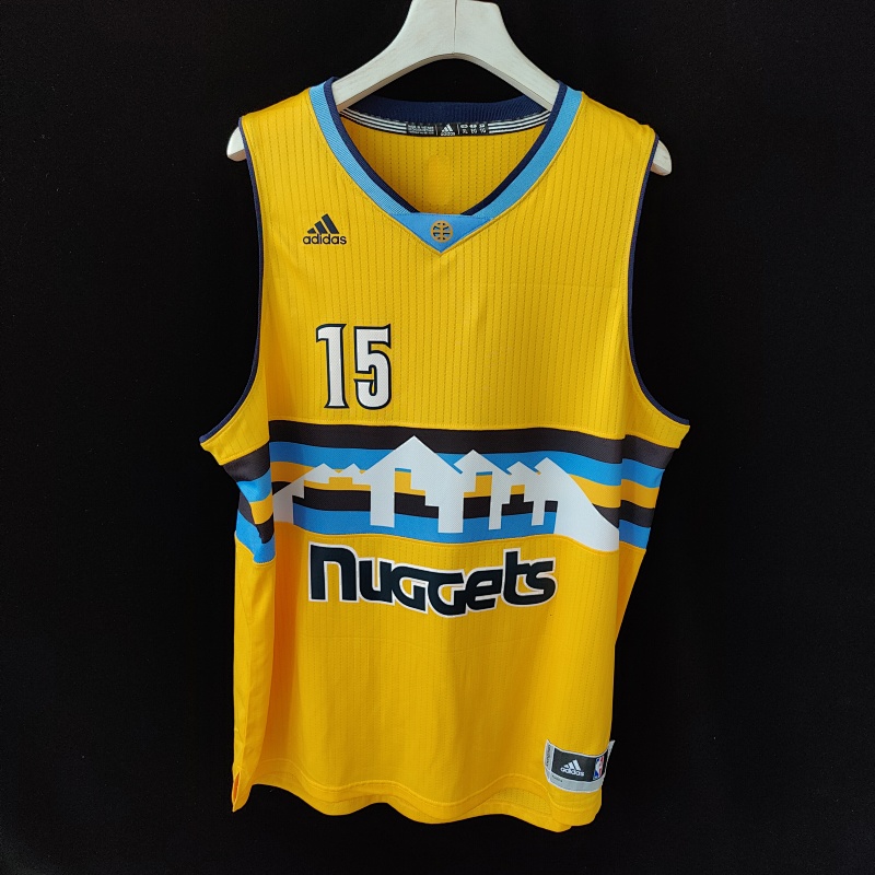 【Denver Nuggets】#15 Jokic Yellow Jersey