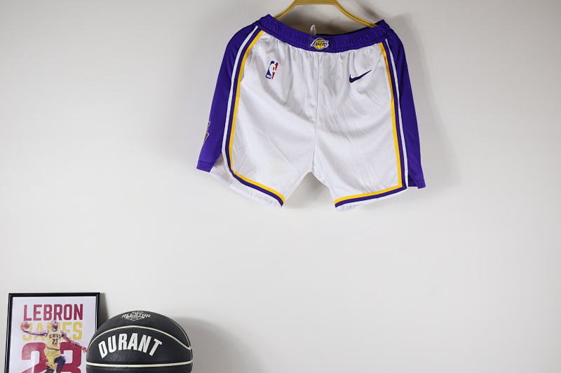 【Youth】Los Angeles Lakers 【Association Edition】童装湖人白裤