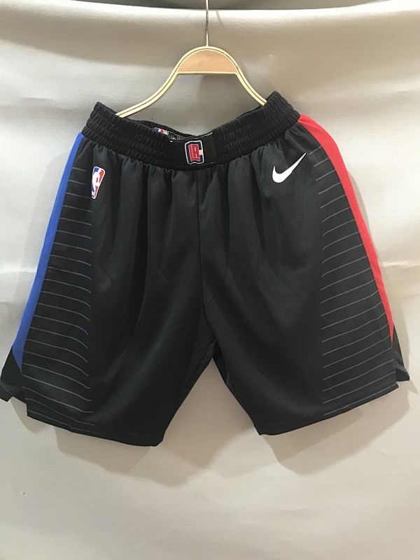 LA Clippers Jordan Brand Black/Red 2020/21 Association Edition Performance Swingman Shorts
