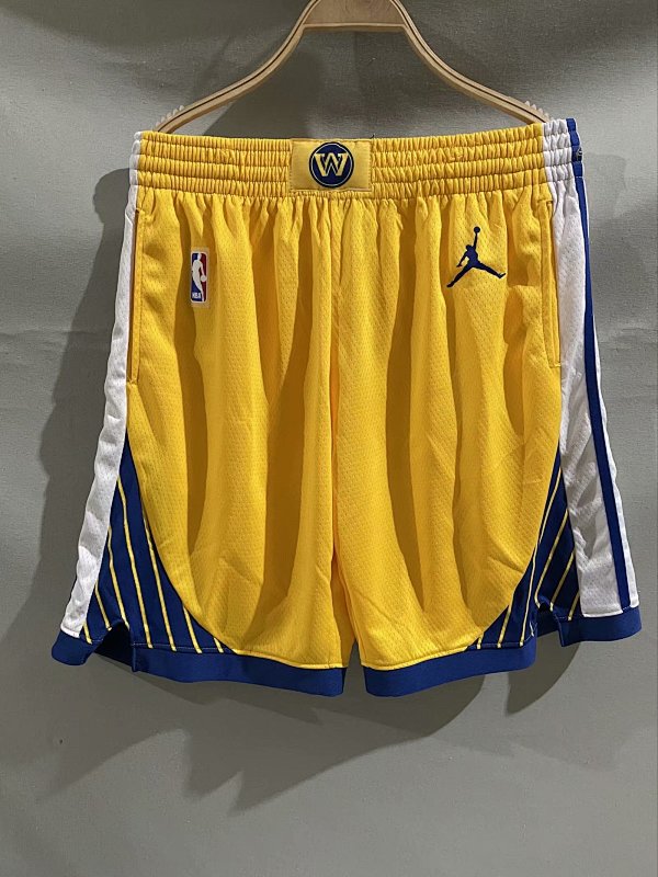 Golden State Warriors Nike Gold 2019/20 Alternate Swingman Shorts - Statement Edition