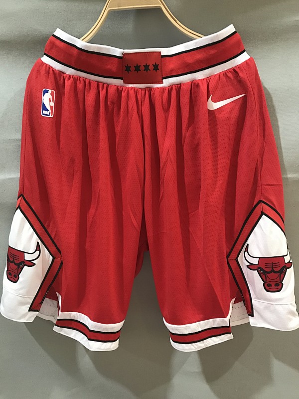 【Chicago Bulls】 Red/White Swingman Icon Performance Shorts