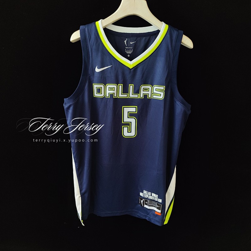 【Dallas Wings】Explorer Dark Blue Swingman Jersey