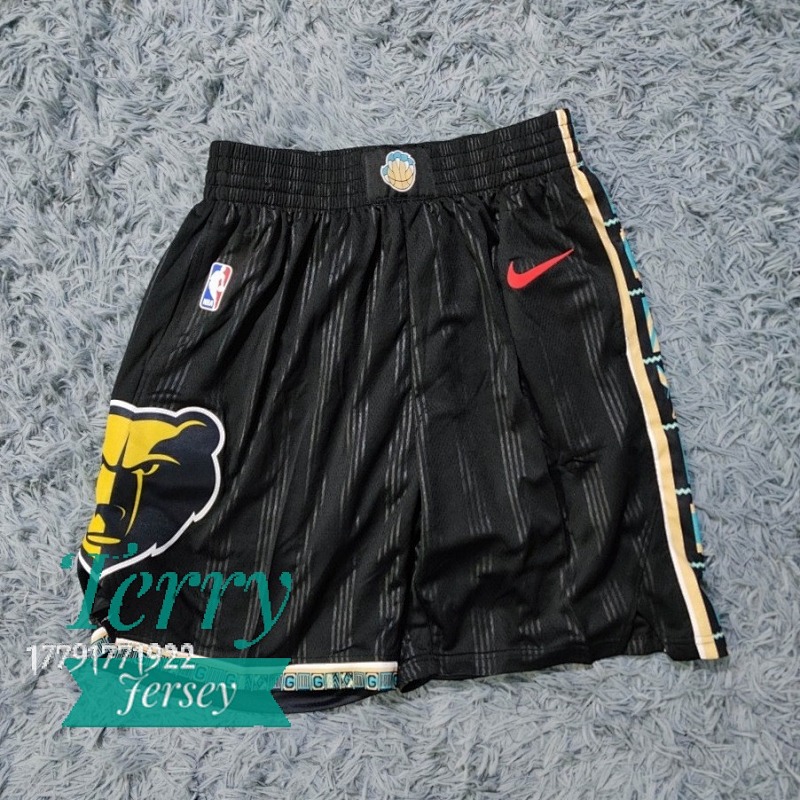 Men's Memphis Grizzlies Nike Black 2020/21 City Edition Swingman Shorts