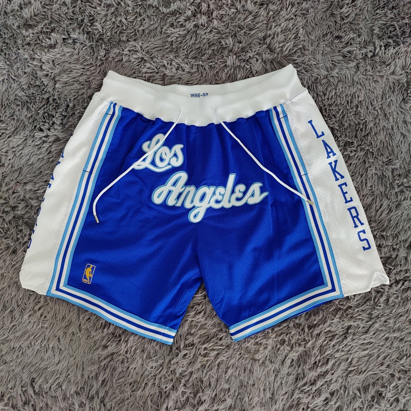 【80usd】【1:1 --Just 1 ：XXL】【Length：55 Waist：49】Just Don 96 97 Los Angeles Lakers Shorts