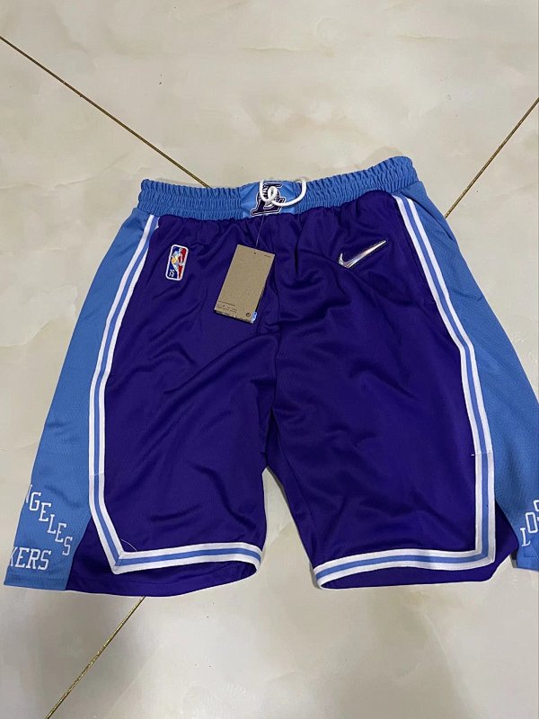 Los Angeles Lakers City Edition Men's NBA Swingman Shorts