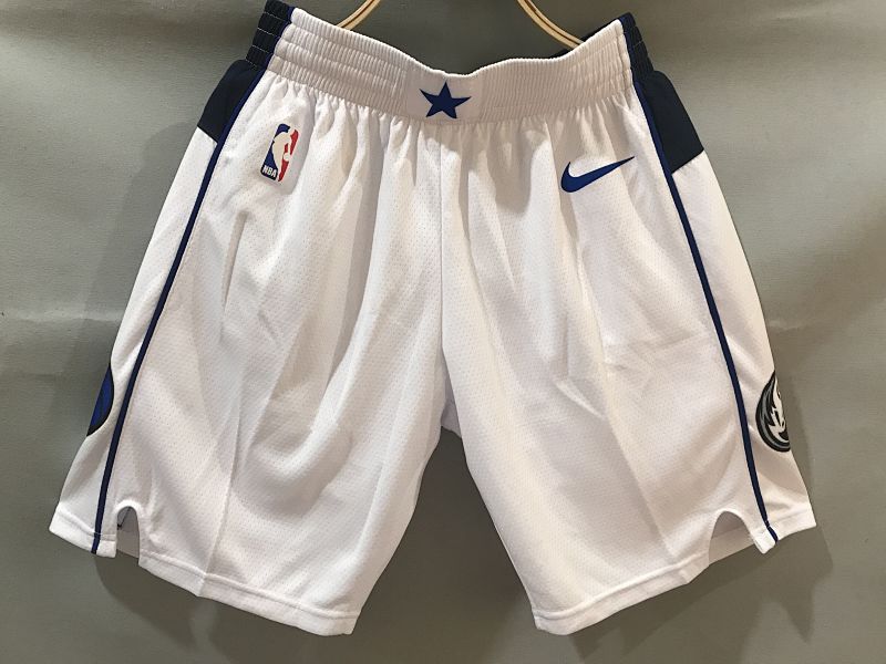 Dallas Mavericks Association Edition 2020 Shorts White'