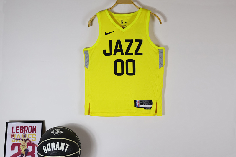 【Youth】Utah Jazz 2022-23 Icon Edition Yellow Jersey