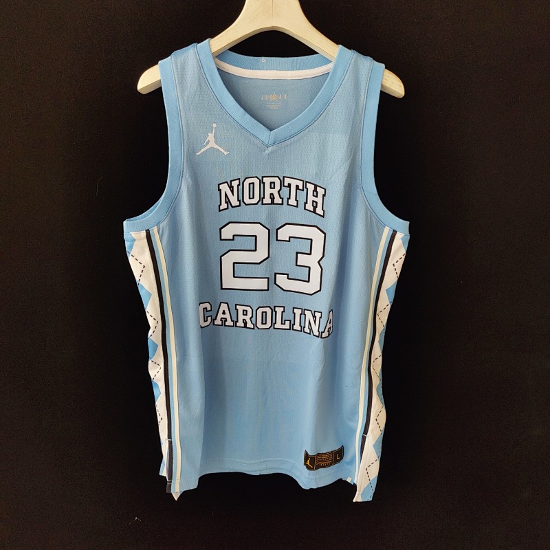 【SALE 10USD】Jordan Brand #23 Michael Jordan Carolina Blue North Carolina Basketball Jersey