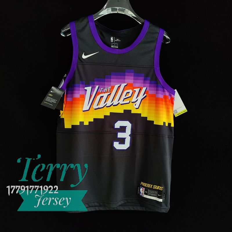 【AU】2020-21 Phoenix Suns Jersey City Edition Black