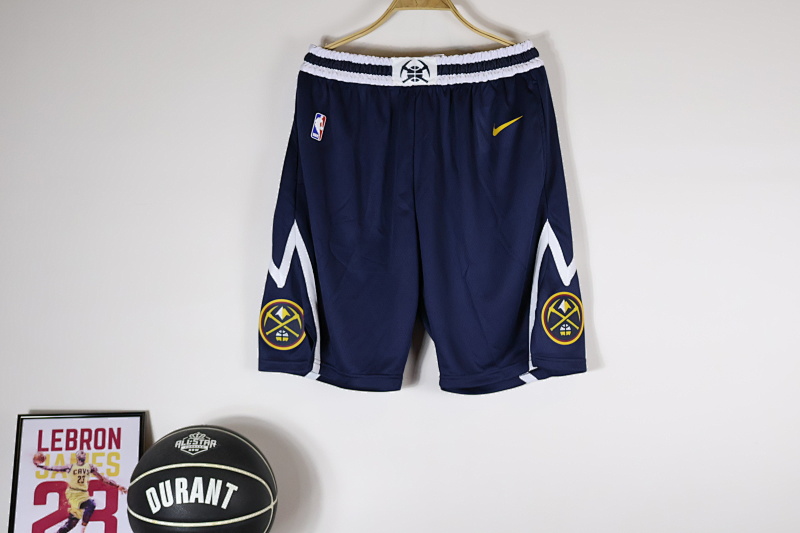 【Shorts】【Denver Nuggets】23赛季掘金深蓝球裤热压