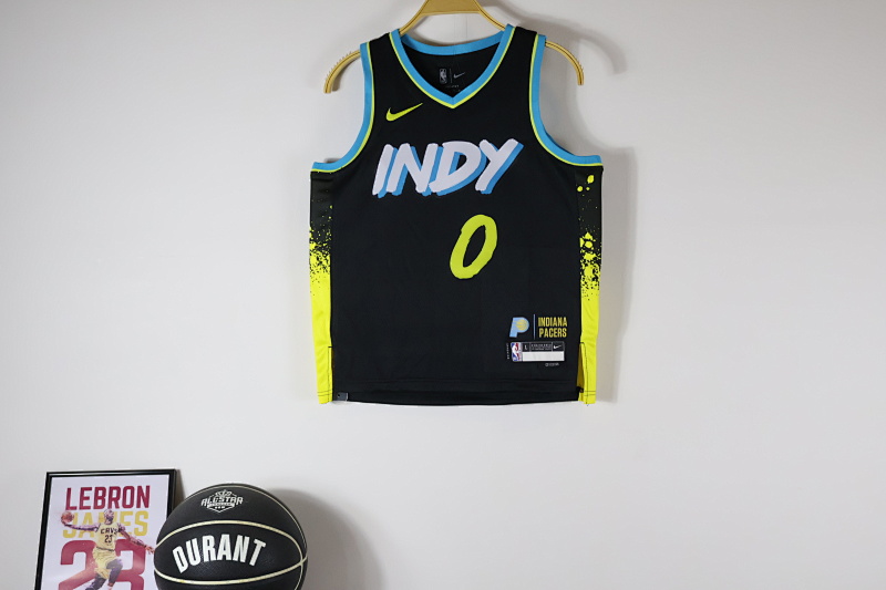 【Youth】 【Indiana Pacers】2023-24 Indiana Pacers City Edition Jersey