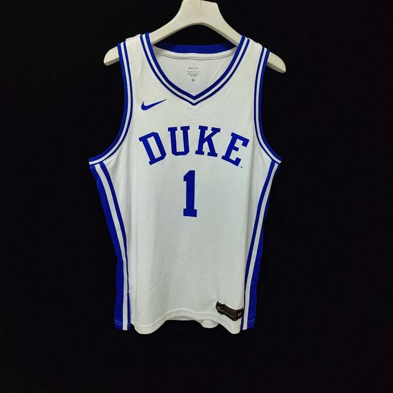 【SALE 10USD】Duke #1 Irving White Jersey